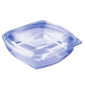 Salatbakke SquarePac APET klar, 1000 ml, 300 stk