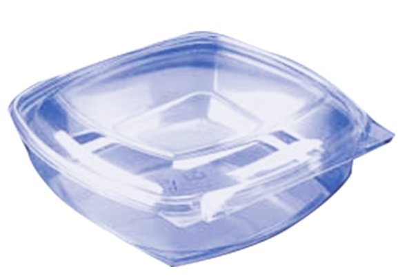 Salatbakke SquarePac APET klar, 1000 ml, 300 stk