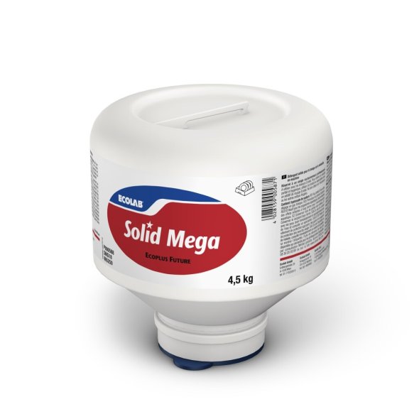 Ecolab SOLID MEGA med klor, 4x4,5 kg