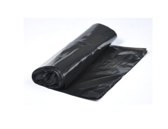 Spandepose 130/60x320 mm 15 my LDPE sort 65 rl x 35stk/krt