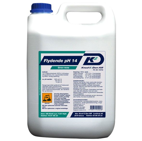 Knud E Dan PH 14, 5 liter Grundrens